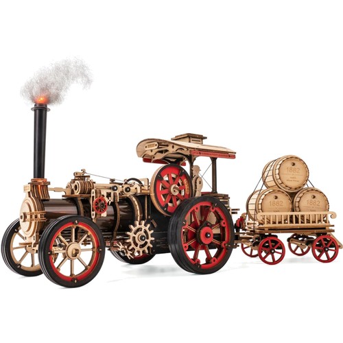 Dampftraktor holzpuzzle für - dampftraktor,