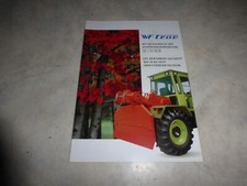 Altes Prospekt zu Rückeaggregaten für den WF-trac