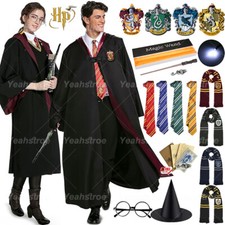 Harry Potter Kostüm Robe Mantel Umhang Krawatte Gryffindor Slytherin Ravenclaw