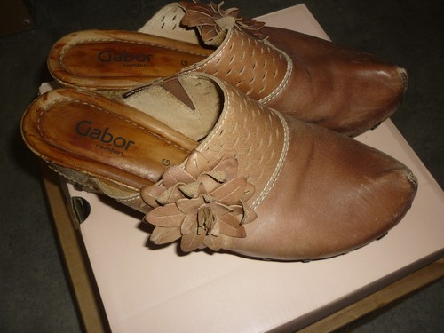 Gabor comfort clogs leder - leder,