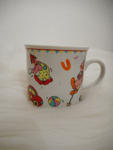 Tasse clown porcelain - tasse, ★porcelain