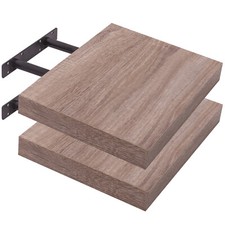 2x Wandregal Schweberegal Wandboard Hängeregal Bücherregal Regalbrett Regal MDF