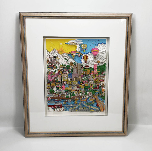 Charles fazzino rainbow - fazzino,