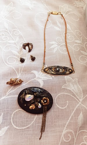 Konvolut modeschmuck 5tlg - konvolut,