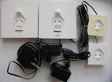 2x Grundig Illion /(AB) - Schnurlostelefon - 4 Mobilteile - Weiß - gebraucht