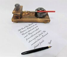 £24,99 MINI Tintenfleck Kalligraphie Tintenwell Ständer Schreibtischplatte Tinte Füllfederhalter Tauchstift