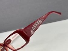 Versace Brille Damen rot eckig