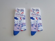 *NEU* 2 x Socken weiß blau