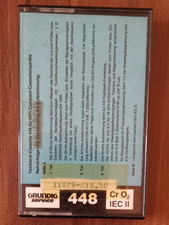 Grundig Service 448 Testband-Cassette für HIFI Compact Cassettengeräte Cr o2IECI
