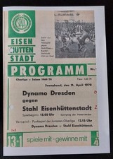 Fußballprogramm Stahl
