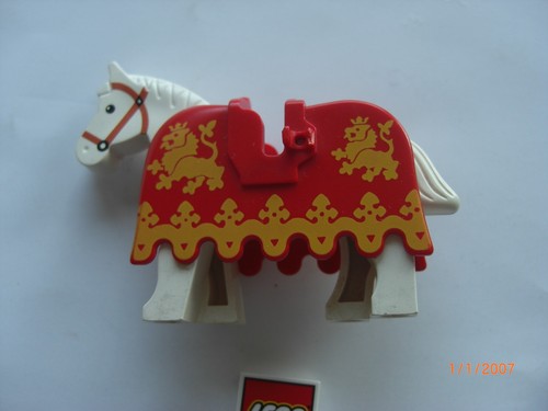 Lego pferdedecke rot - lego,