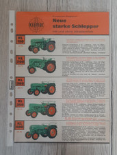 Original Prospekt Kramer "Neue