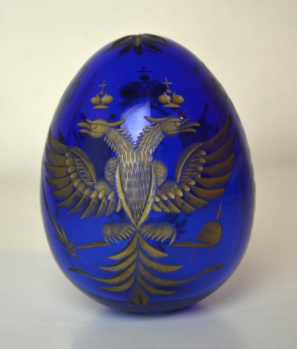 Kobaltblaues glas - kobaltblaues, glas-ei