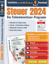 ALDI Steuersoftware 2024 Steuererklärung - CD oder Installations-Key per Email