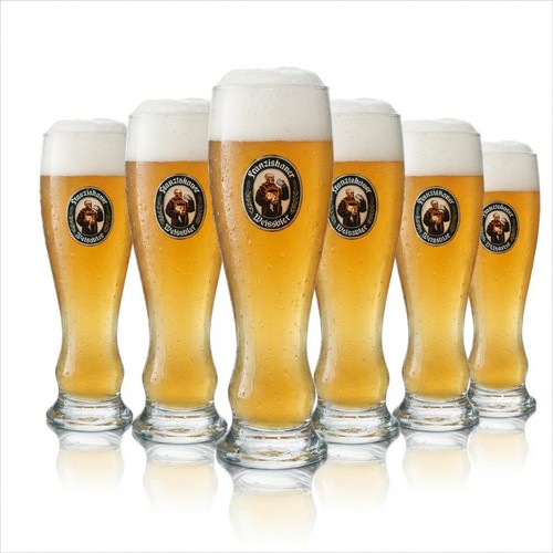 Franziskaner weißbier glas - 6x,