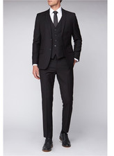 Schwarzer Herrenanzug 5-teilig