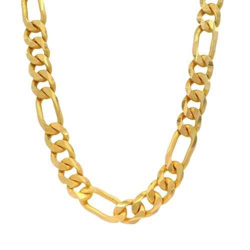 Figarokette gelbgold karat - gelbgold,