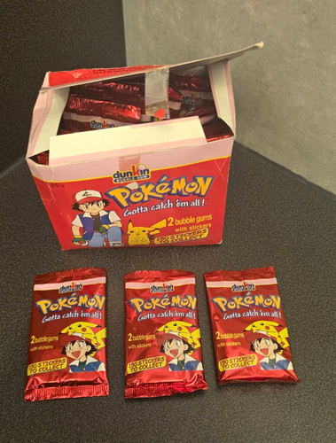 Pokémon dunkin bubble gum - dunkin,