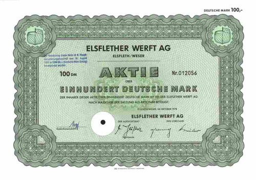 Elsflether werft 1978 - elsflether,