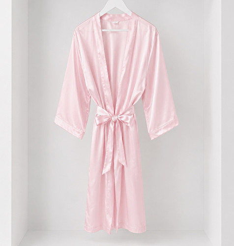 Vintage satin morgenmantel - vintage,