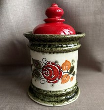 Vorratsdose von SMF Schramberger Majolika Fabrik Motiv Tirol