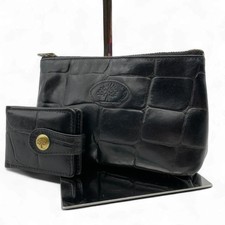 Mulberry Ledertasche schwarz mit Handspiegel