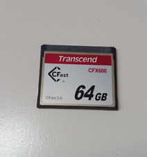 Transcend CFX600 CFast 2.0 Karte - 64GB Speicher - gebraucht