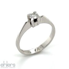 Brillantring 585 Weißgold Solitär 0,25ct Diamant Antrag 14kt  NEU 50% red 501-47