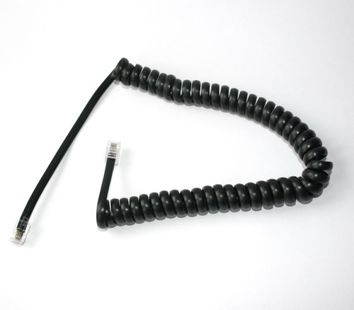 Telefon hörer spiral kabel - 2m, telefon-hörer-spiral-kabel