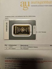 Goldbarren 1oz Heraeus im