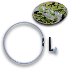 Schwimmring mit Saugnapf Schwimmpflanzenabgrenzung Futterring für Aquarium