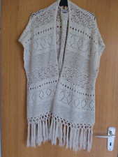 VERO MODA leichte Weste... Bolero... Boho Style... Beige.. Gr. L / Over Size...