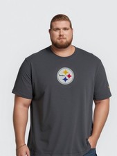 NFL T-Shirt Steelers Pittsburgh Nike Midlogo 2XL Schwarz