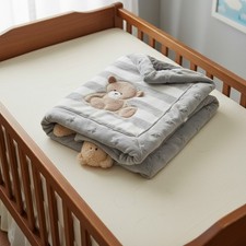 Babydecke flanell streifen - babydecke,