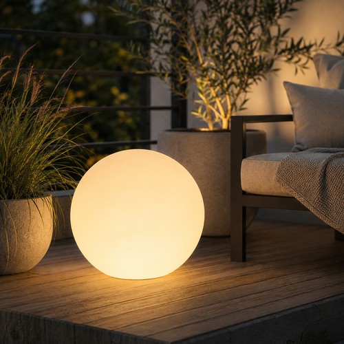 Led leuchtkugel 40cm outdoor - leuchtkugel,