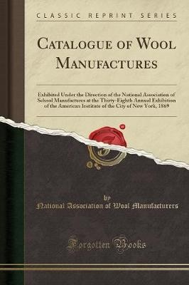 Catalogue wool manufactures - of,