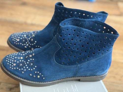 Högl damen stiefeletten blau - damen,