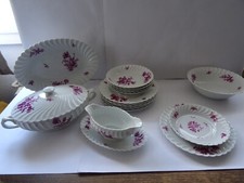Haviland France Limoges Torse Purpur Speiseservice 6 Personen
