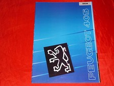 PEUGEOT 405 Break GL GLD GRI 1.6 GRI 1.9 GRD GRDT SRI Prospekt Brochure von 1990