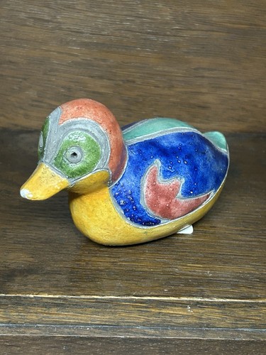 Figur raku stil - ente, hand