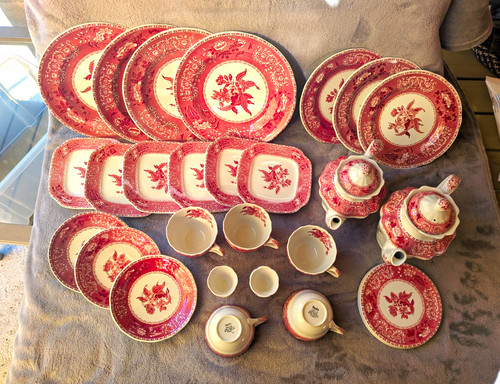 Spode england pink camilla - england,