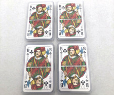 4 Skat Karten Kartenspiele in PVC Box Französisches Bild Spielkarten Marke ASS