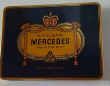 Batschari Mecedes Rein Orient Blechdose 50 Cigaretten