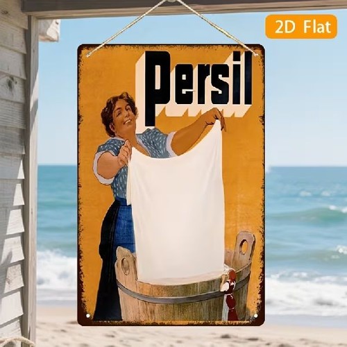 Blechschild persil wäsche - blechschild,
