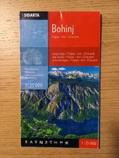 Landkarte Bohinj - Julische