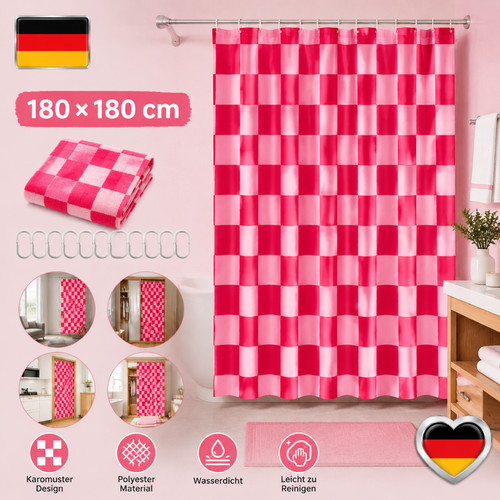 Maschinenwaschbar duschvorhang - maschinenwaschbar,