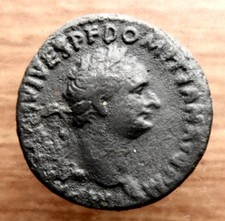 Rom Kaiserreich  - AE As des Domitian - Virtuti Augusti - Rom 90/91 AD.