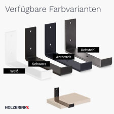 HOLZBRINK® Regalhalterung Regalwinkel Industriestahl Regalträger Regalkonsole