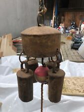 4 Alte Glocken Geläut Hofglocken Türglocken H 20 cm