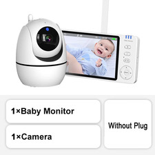 5 Zoll Video Babyphone mit Kamera PTZ Zoom Babyphone Cam Sicherheit Schutz